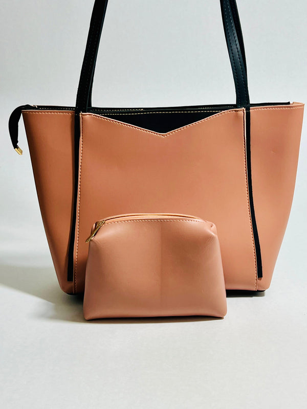 Chic & Spacious Tote with Matching Pouch mahyal's