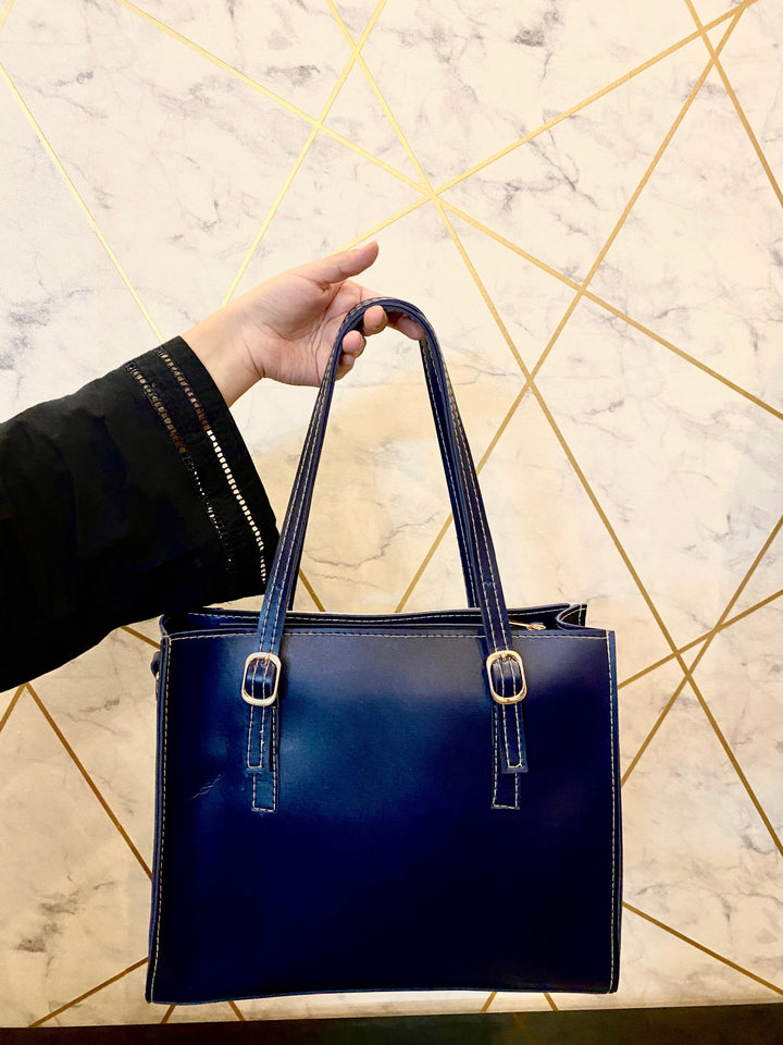 TriLuxe Colorblock Tote mahyal's.com