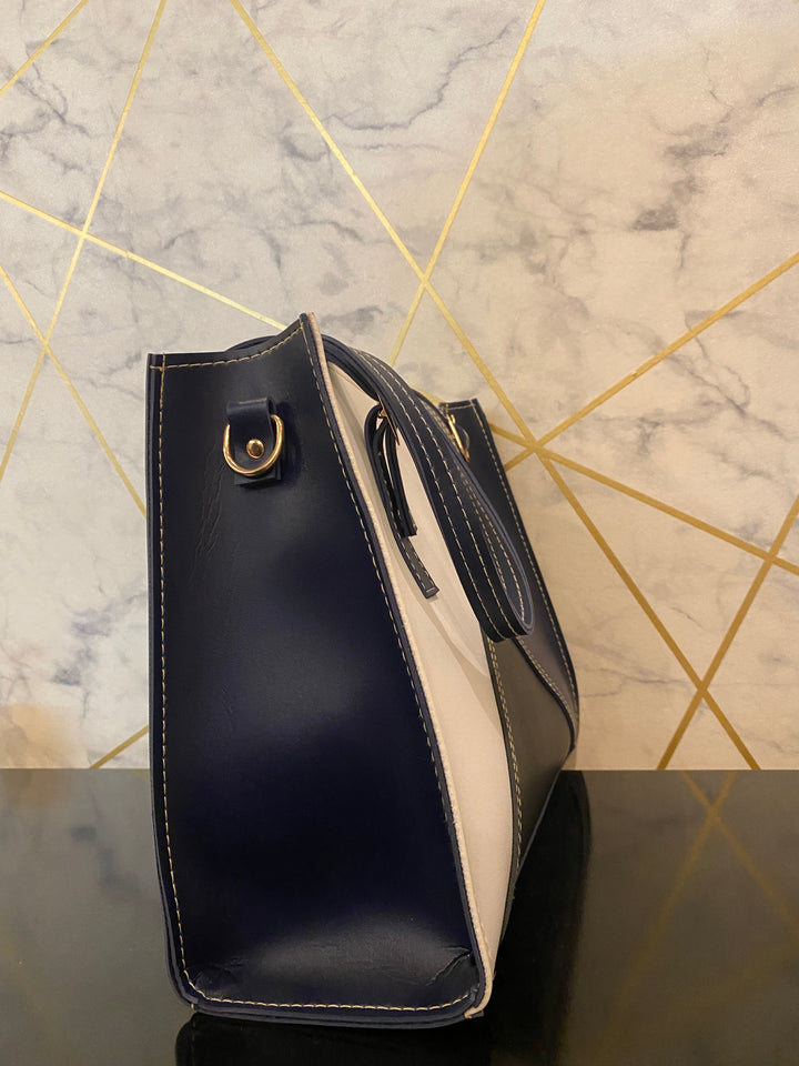 TriLuxe Colorblock Tote mahyal's.com