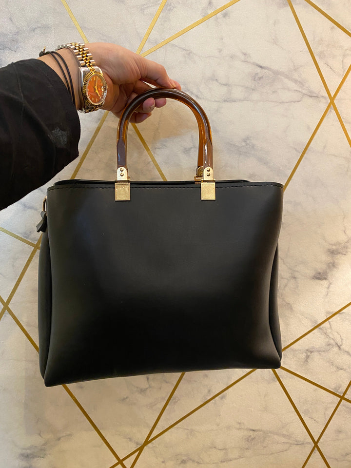 Amber Handle Luxe  tote mahyal's.com