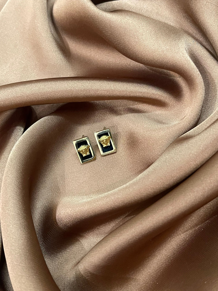 Versace Obsidian Royale Studs mahyal's
