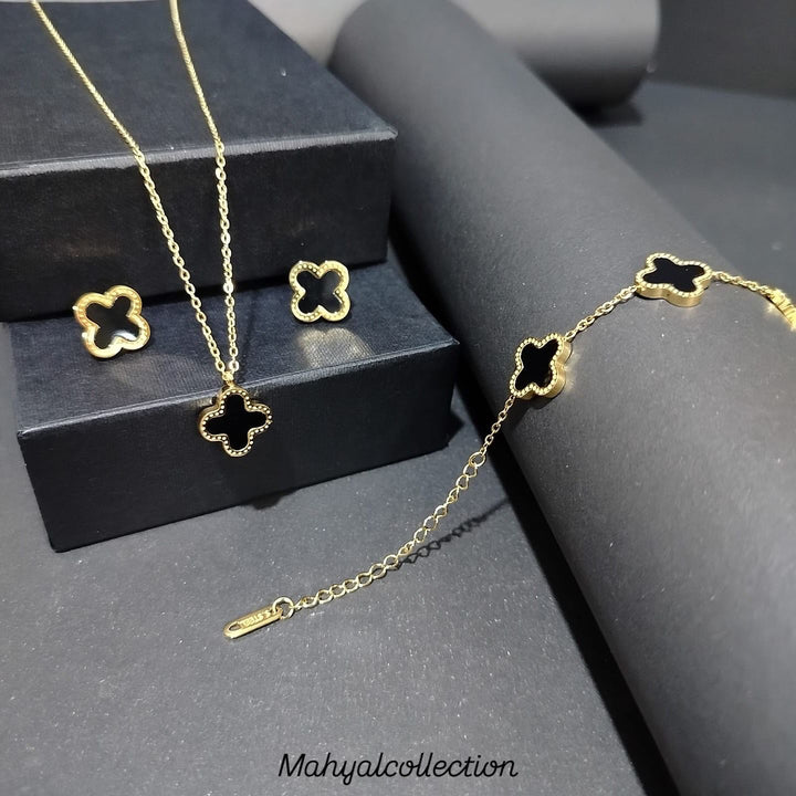 Noir Clover Elegance Set mahyal's