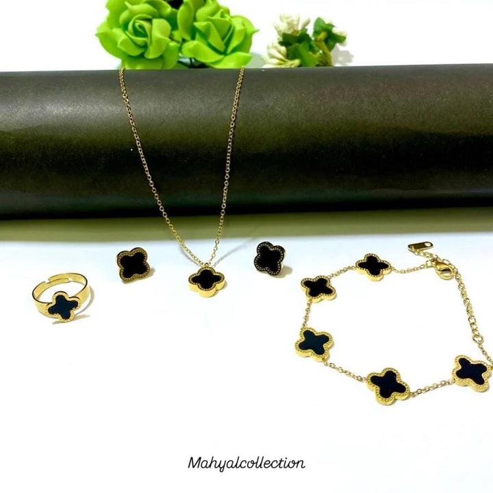Noir Clover Elegance Set mahyal's