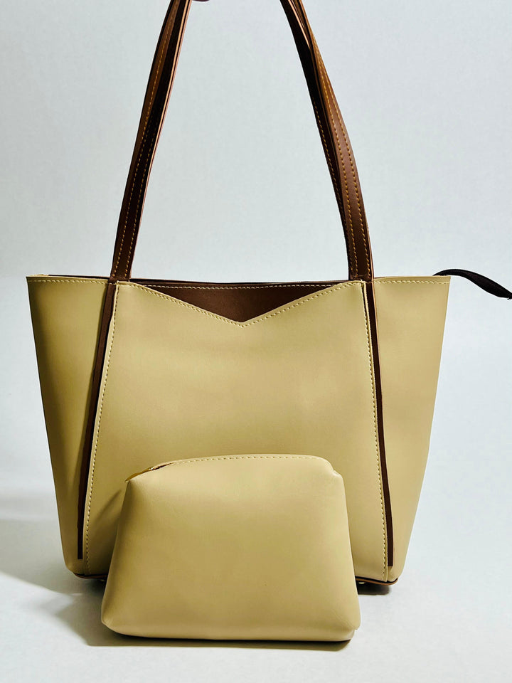 Chic & Spacious Tote with Matching Pouch mahyal's