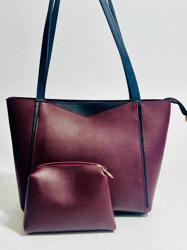 Chic & Spacious Tote with Matching Pouch mahyal's